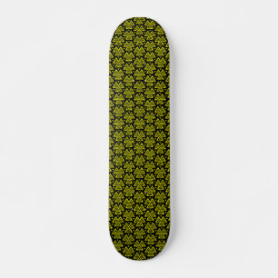 Three Triangles v1 - Black and Yellow Skateboard