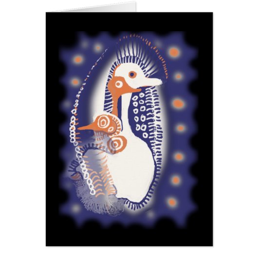 *three tribal birds* cards (Front)