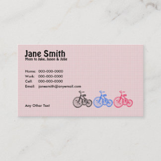 Three Tricycles Contact Card