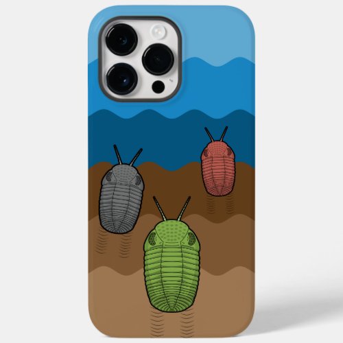 Three Trilobite Travellers_ Paleontology Case_Mate iPhone 14 Pro Max Case
