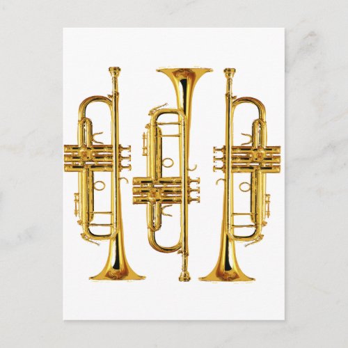 Three Trumpets Postcard