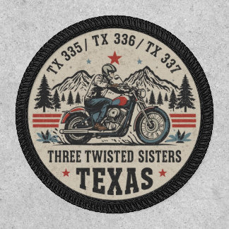  Three twisted sisters , tx 335,tx 336,tx 337 road Patch