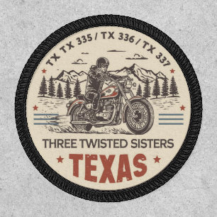 Three twisted sisters , tx 335,tx 336,tx 337 road Patch