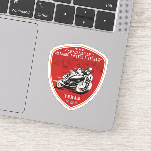 Three twisted sisters , tx 335,tx 336,tx 337 road sticker