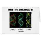 Three Types Of Me, Myself & I (A-DNA B-DNA Z-DNA)