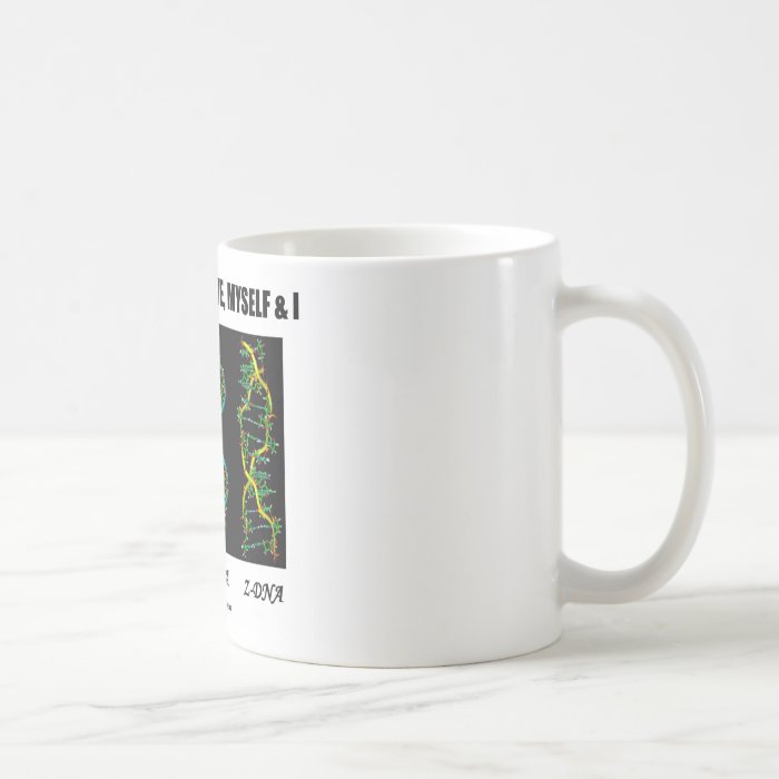 Three Types Of Me, Myself & I (A DNA B DNA Z DNA) Mug