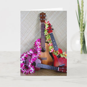 Three Ukuleles Card