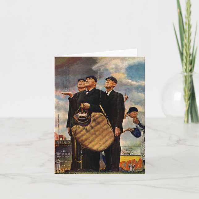 Three Umpires Card (Front)