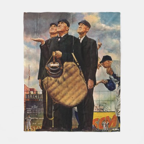 Three Umpires Fleece Blanket