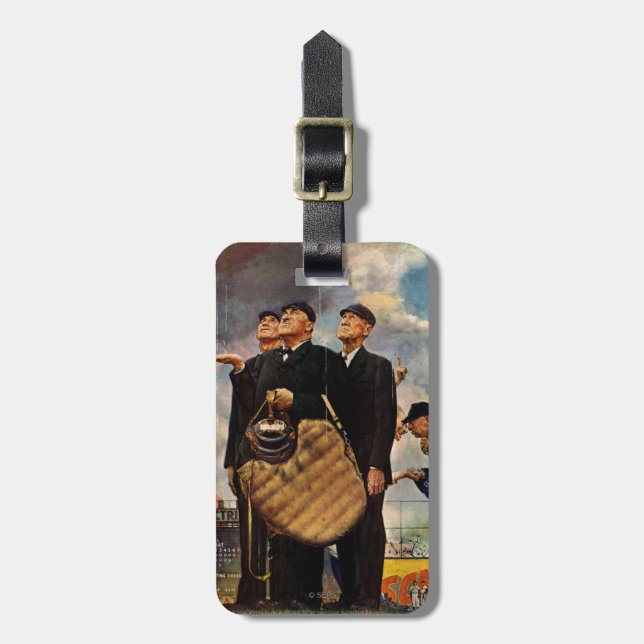 Three Umpires Luggage Tag (Front Vertical)