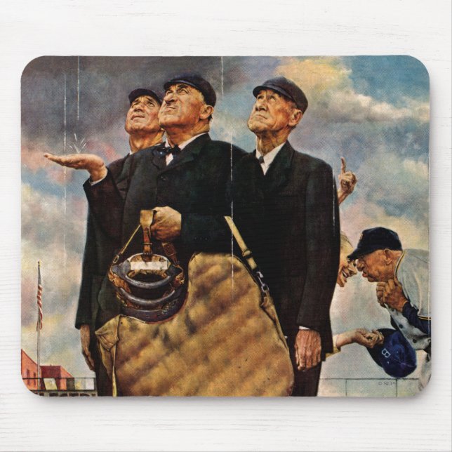 Three Umpires Mouse Pad (Front)