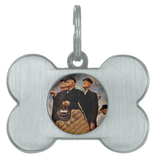 Three Umpires Pet Tag (Front)