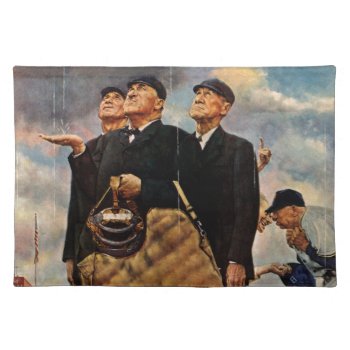 Three Umpires Placemat by PostSports at Zazzle