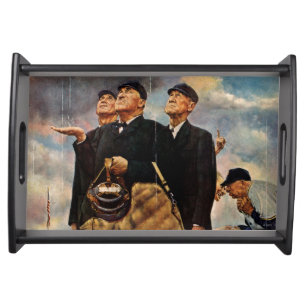 Three Umpires Serving Tray