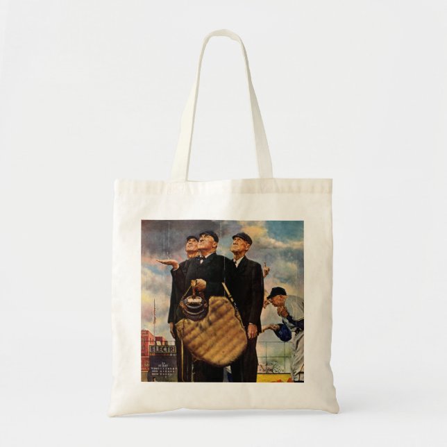 Three Umpires Tote Bag (Front)