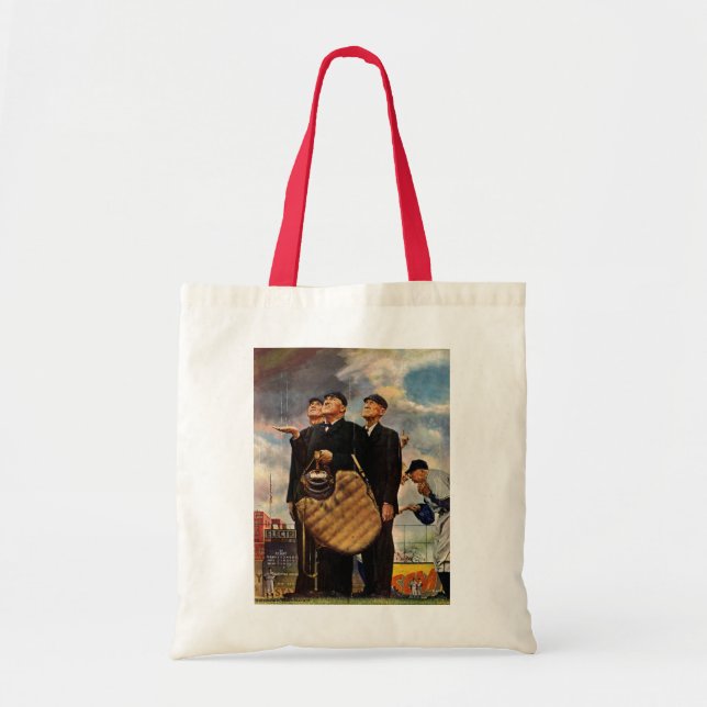 Three Umpires Tote Bag (Front)