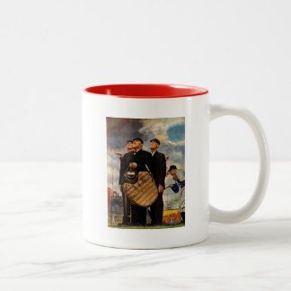Three Umpires Two-Tone Coffee Mug