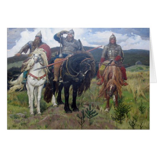Three Viking Scouts Cards (Front Horizontal)