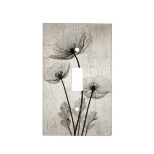 Three Vintage X_Ray Flowers Light Switch Cover
