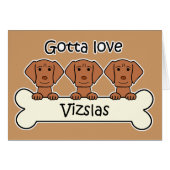 Three Vizslas (Front Horizontal)