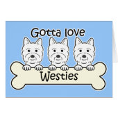 Three Westies (Front Horizontal)
