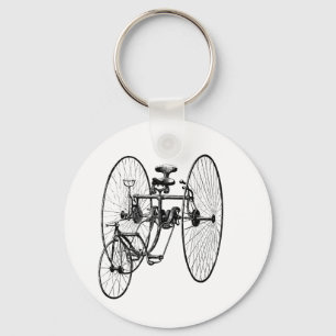 Three Wheel Bicycle Tricycle Keychain