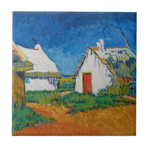 Three White Cottages in Saintes-Maries by Vincent Tile
