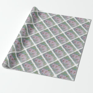 THREE WHITE ORCHIDS WRAPPING PAPER