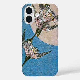 Three Wild Geese Flying Downward iPhone 16 Case