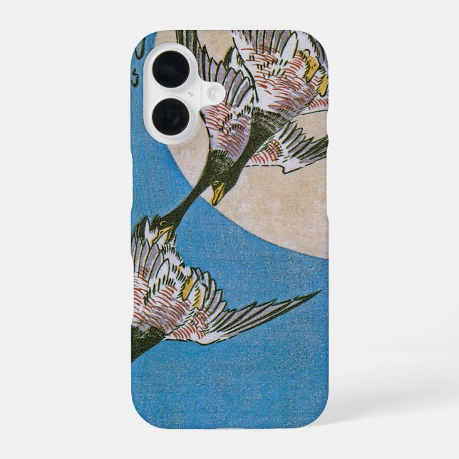 Three Wild Geese Flying Downward Iphone Case (Back)