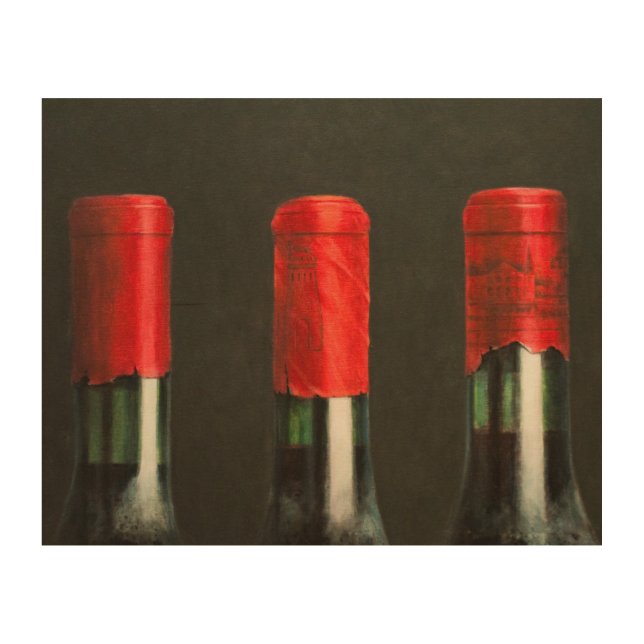 Three Wines 2010 Wood Wall Art (Front)