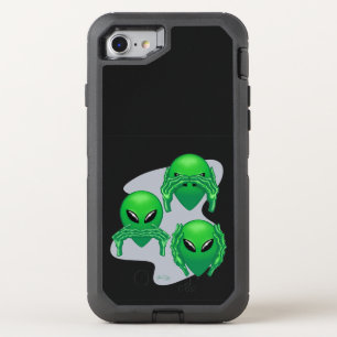 Three Wise Aliens OtterBox Defender iPhone SE/8/7 Case