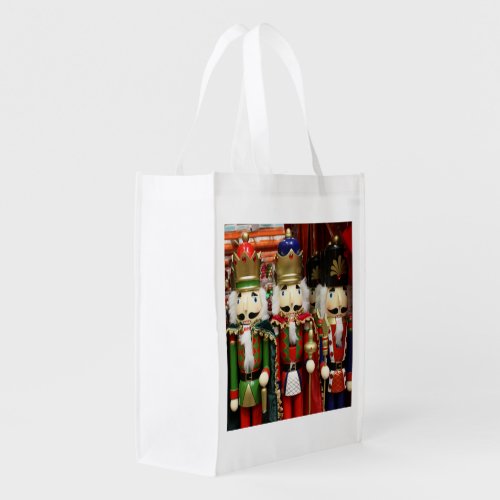 Three Wise Crackers _ Nutcracker Soldiers Grocery Bag