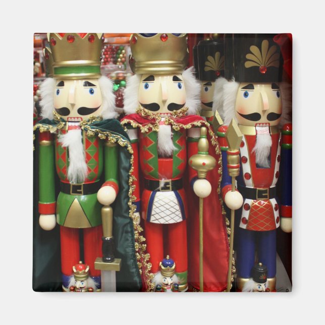 Three Wise Crackers - Nutcracker Soldiers Magnet (Front)