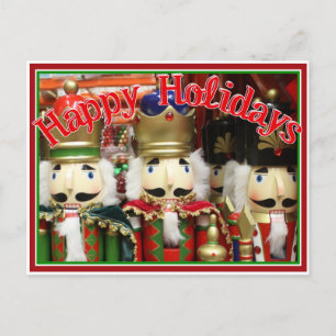 Three Wise Crackers - Nutcracker Soldiers Postcard