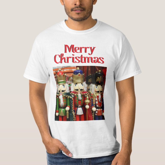 Three Wise Crackers - Nutcracker Soldiers T-Shirt (Front)