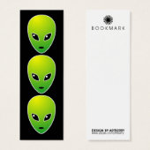 Three Wise ETs Bookmark - Black (Front & Back)