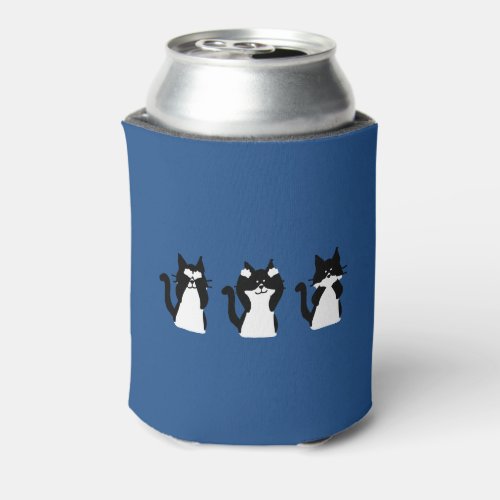 Three Wise Kitties Can Cooler
