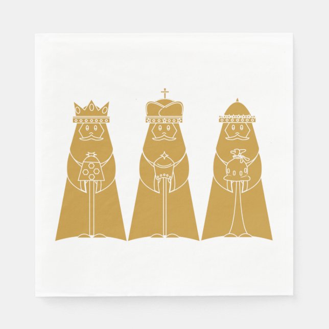 Three Wise Man Napkins (Front)