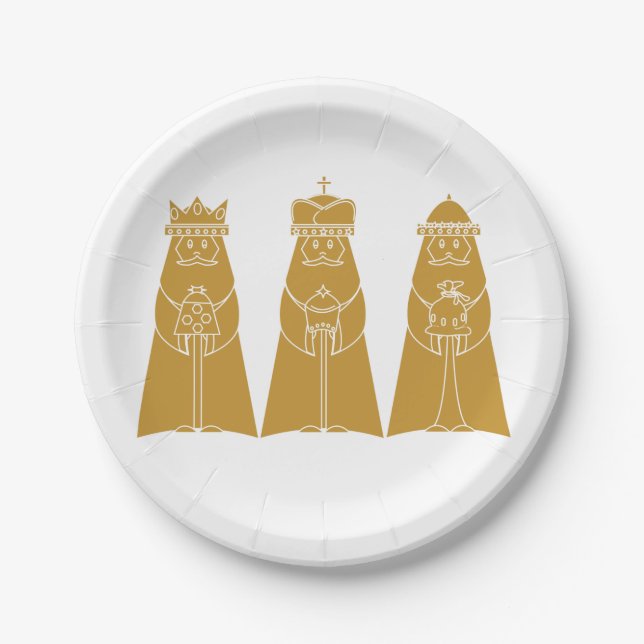 Three Wise Man Paper Plates (Front)
