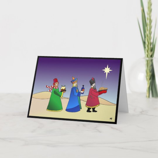 Three Wise Men Christmas Card