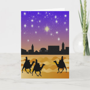 Three Wise men Christmas Card
