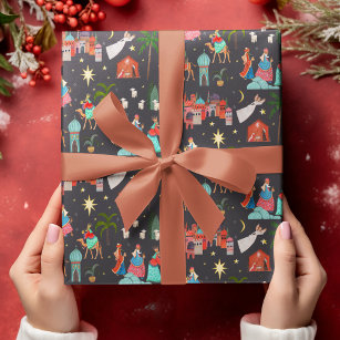 Three Wise men Christmas Holiday Wrapping Paper