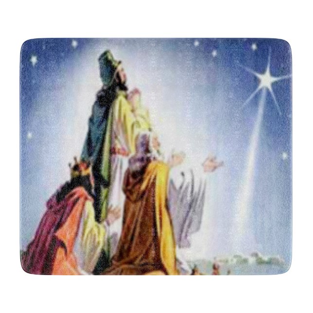 Three Wise Men Cutting Board (Front)