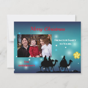Three Wise Men Family Portrait Greeting Card