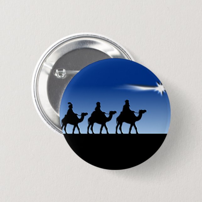 Three Wise Men - Gift of the Magi Button (Front & Back)