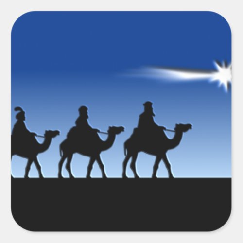 Three Wise Men _ Gift of the Magi Square Sticker