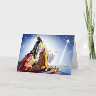 Three Wise Men Greeting Card