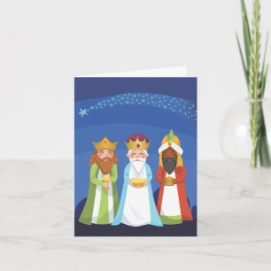 Three Wise Men Holiday Card