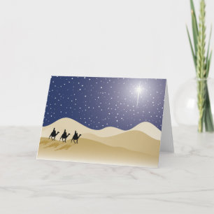 Three Wise Men Holiday Card